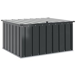 vidaXL Aia Salvestuskast Must 101 x 82 x 50 cm Teras