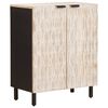 vidaXL K&otilde;ide 60 x 33 x 75 cm Tugev mango puu Valge pesu viimistlus