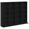 vidaXL CD kapp 2 tk Must tamm 65 x 23,5 x 97,5 cm Tehispuit