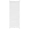 Plisseekardin 50 x 150 cm valge