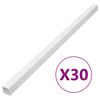 vidaXL kaablikanal 40x40 mm 30 m PVC