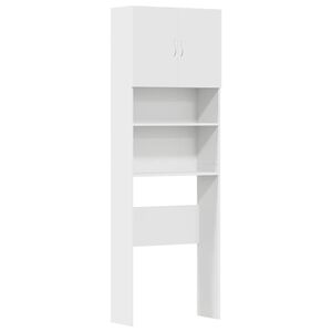 vidaXL pesumasina kapp Valge 64x24x190 cm Engineered Wood