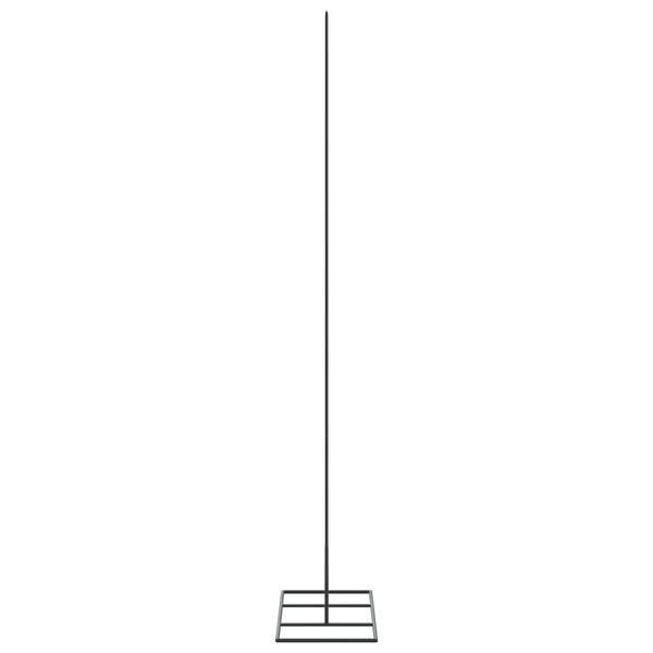 vidaXL metallist kunstkuusk kaunistuseks, must, 150 cm