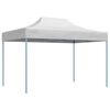 vidaXL professionaalne kokkupandav peotelk, 280x410x315 cm teras, valge