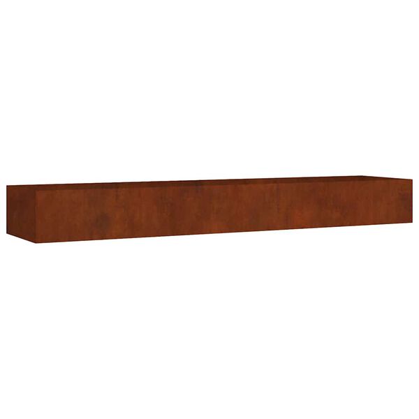 vidaXL taimekast, 360 x 80 x 40 cm, Corten-teras