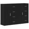 vidaXL K&otilde;ide 2 pcs Must tamm 60 x 31 x 84 cm Tehispuit