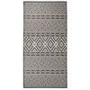vidaXL silesidus &otilde;uevaip, 100 x 200 cm, mustad triibud