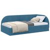 vidaXL Nurgavoodi raam peaga Sinine 80 cm x 200 cm Samet
