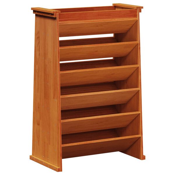 vidaXL 6-tasandiga maitsetaimede kast pruun 69x40x101,5cm m&auml;nnipuit