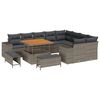 vidaXL Aia Diivanikomplekt padjaga 12 pcs Hall pol&uuml;rotang