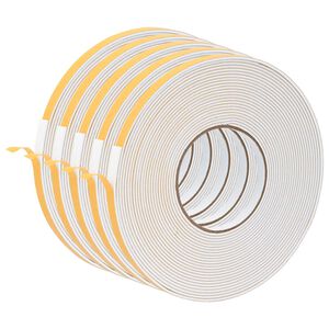 vidaXL Iselihkuv vahtlint 5 pcs Valge 10mm x 10m CR Vaht