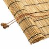 vidaXL Rulookardin Naturaalne 60 x 160 cm Pilliroog