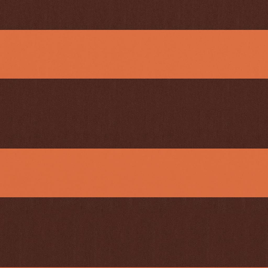 vidaXL rõdusirm, oranž ja pruun, 75 x 500 cm, oxford-kangas