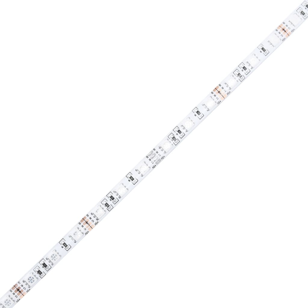 vidaXL telerialus LED-tuledega, hall Sonoma tamm, 160 x 35 x 40 cm