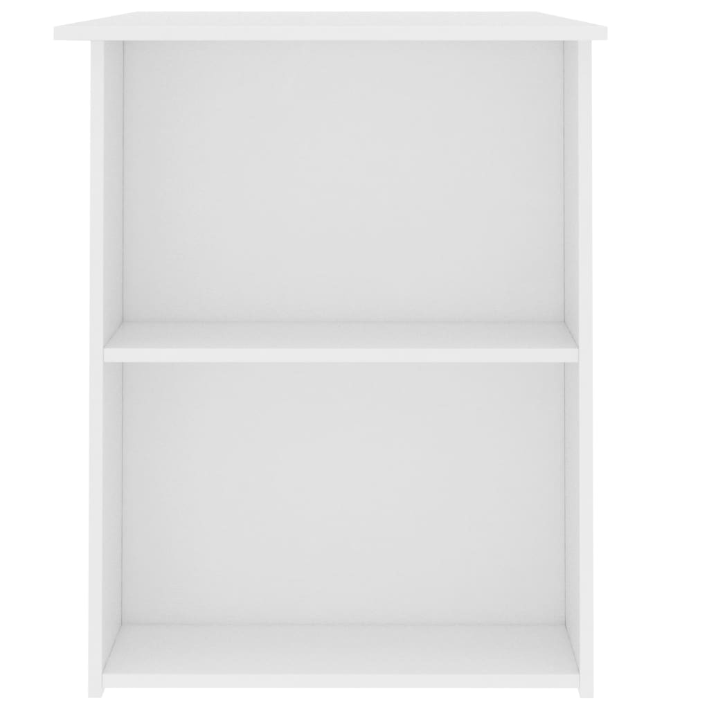 vidaXL kirjutuslaud, valge, 110 x 60 x 73 cm puitlaastplaat