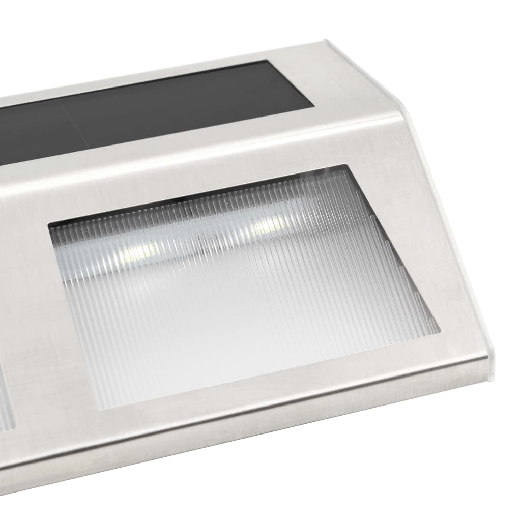 vidaXL päikesepatareidega valgustid, 4 tk, LED-tuled, soe valge