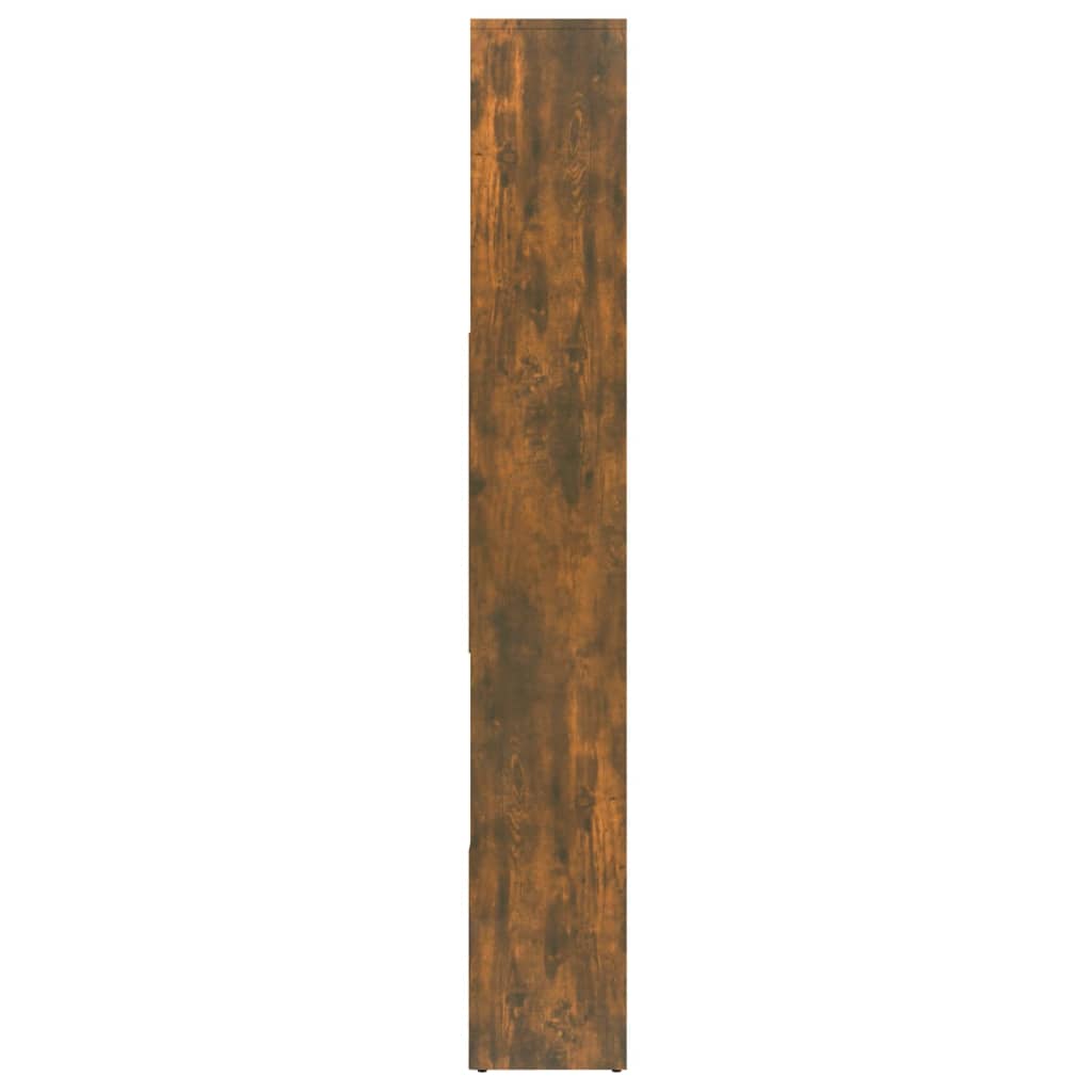 vidaXL raamatukapp, suitsutatud tamm, 67 x 24 x 161 cm, tehispuit