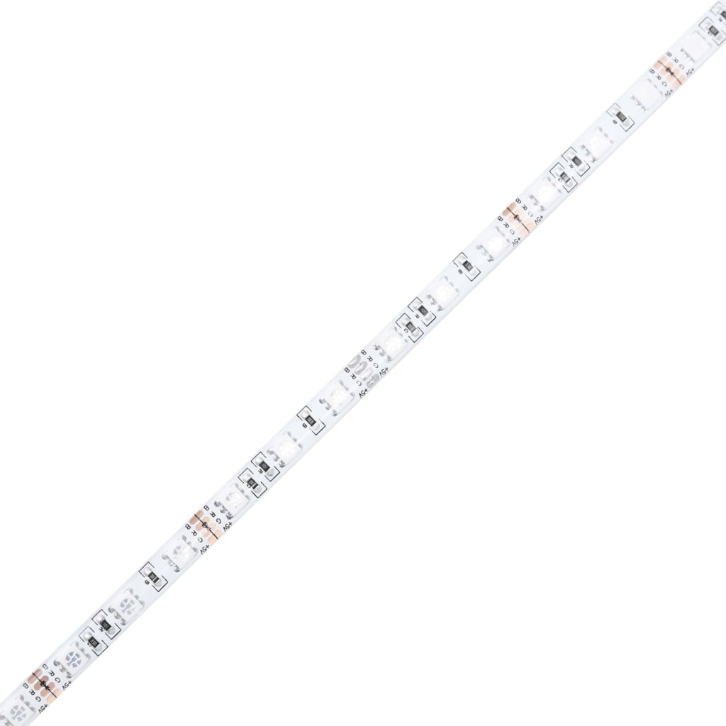 vidaXL telerialus LED-tuledega, kõrgläikega, valge, 90 x 35 cm