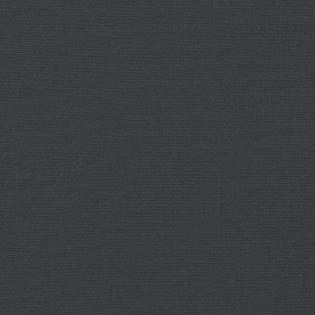 vidaXL euroaluse istumispadi, must, 80x40x12 cm, kangas
