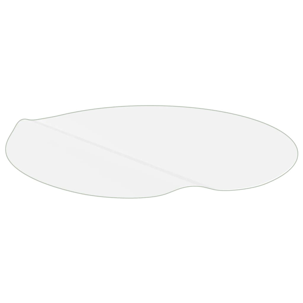 vidaXL lauakaitse, läbipaistev, Ø 110 cm, 2 mm, PVC