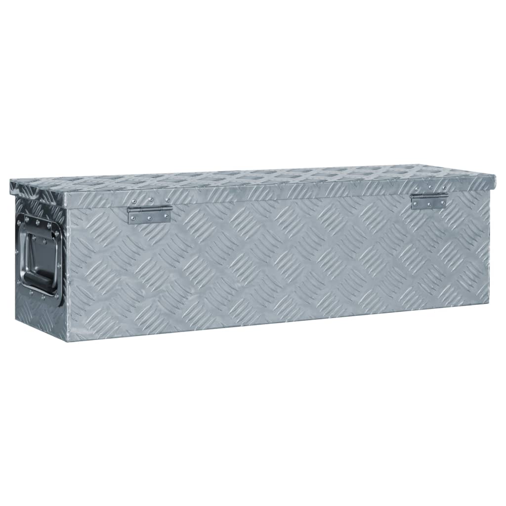 vidaXL alumiiniumist kast 80,5 x 22 x 22 cm, hõbedane