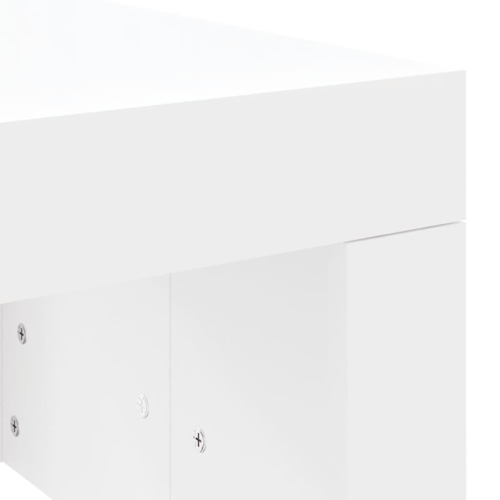 vidaXL kohvilaud, valge, 102 x 50 x 35 cm, tehispuit