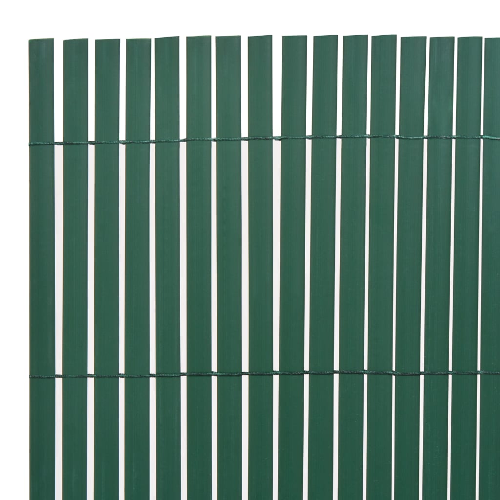 vidaXL kahepoolne piirdeaed 90 x 400 cm, roheline
