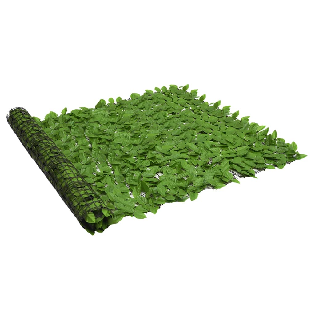 vidaXL rõdusirm, rohelised lehed, 600 x 150 cm