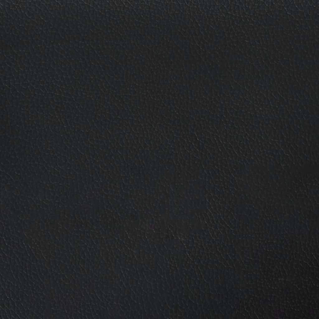 vidaXL tugitool jalapingiga, must, 60 cm, kunstnahk