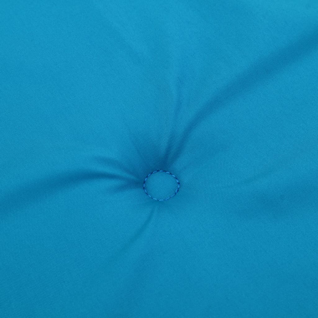 vidaXL aiatooli istmepadjad 6 tk, sinine, 50 x 50 x 3 cm, kangas