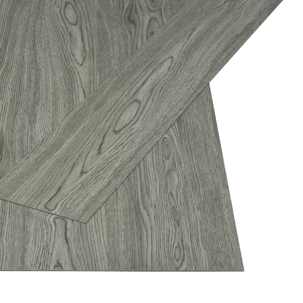 vidaXL iseliimuvad põrandalauad 4,46 m² 3 mm PVC, hall