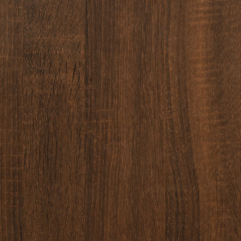 vidaXL konsoollaud, pruun tamm, 72,5 x 25 x 75 cm, tehispuit
