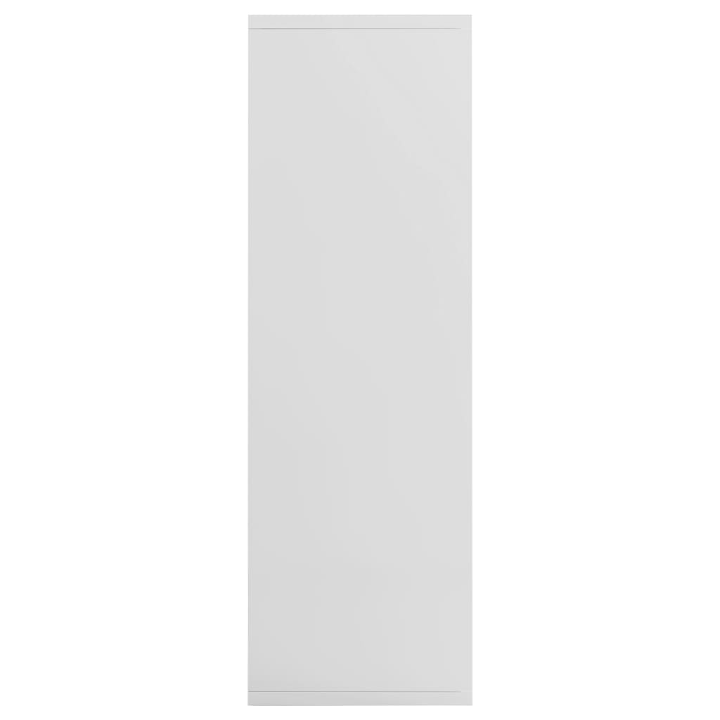 vidaXL raamaturiiul/puhvetkapp, valge, 50 x 25 x 80 cm, puitlaastplaat