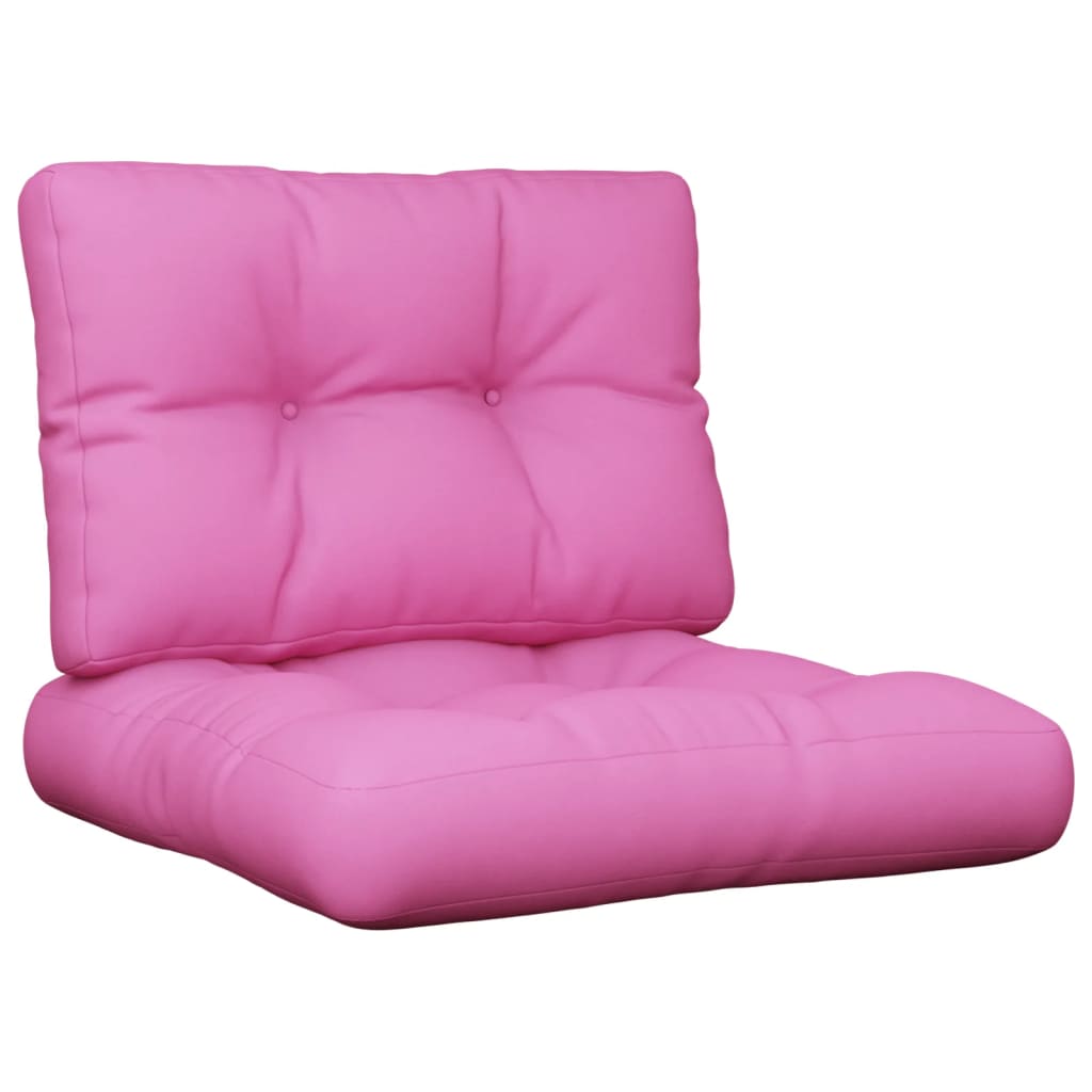 vidaXL euroaluse istmepadjad, 2 tk, roosa, kangas