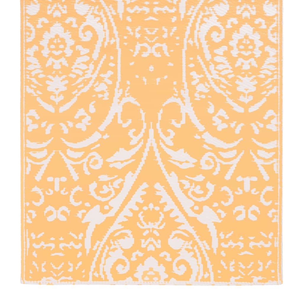 vidaXL õuevaip, oranž ja valge, 120 x 180 cm, PP
