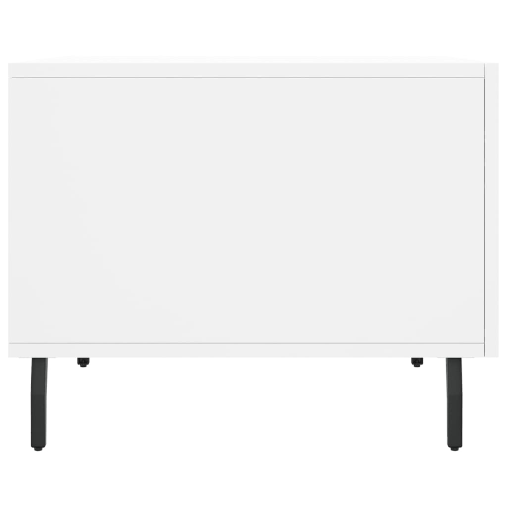 vidaXL kohvilaud, valge, 50 x 50 x 40 cm, tehispuit