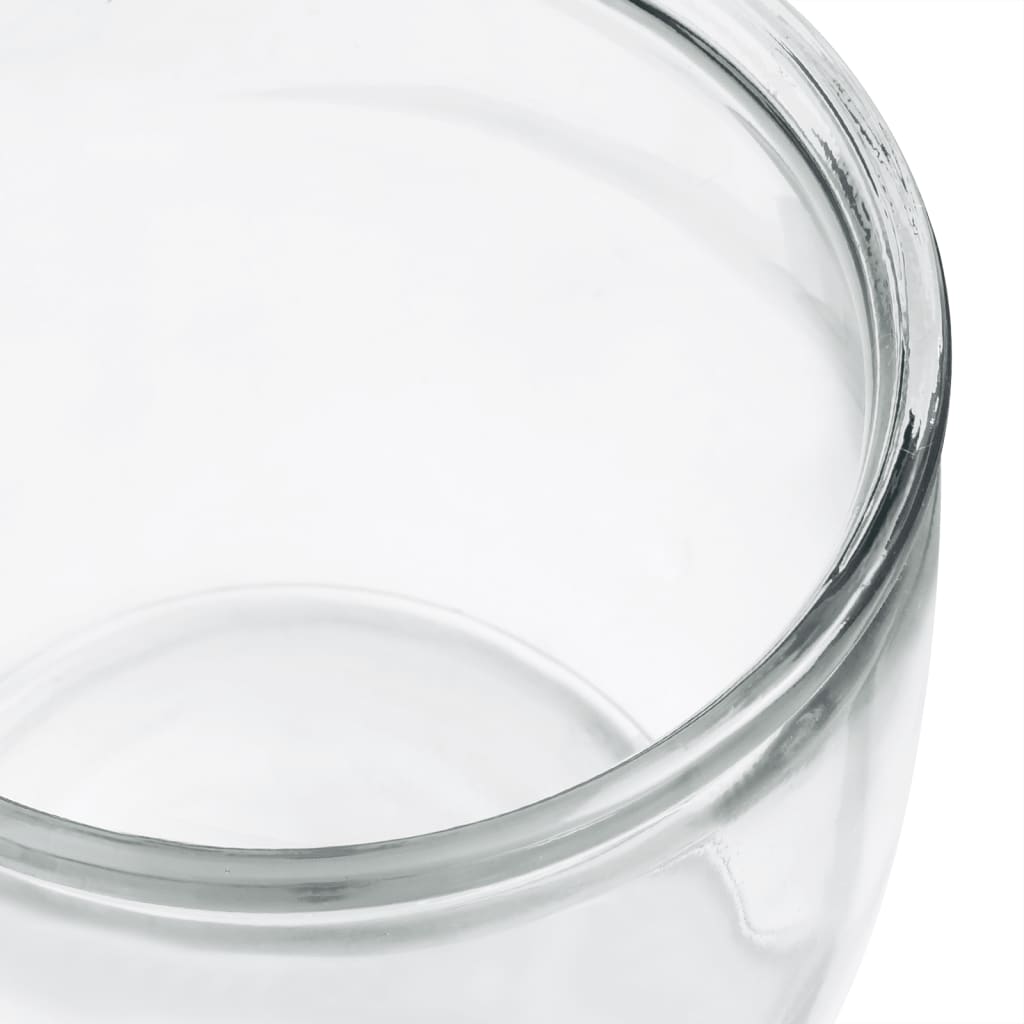vidaXL klaasist säilituspurgid, kaanega, 4 tk, 8000 ml