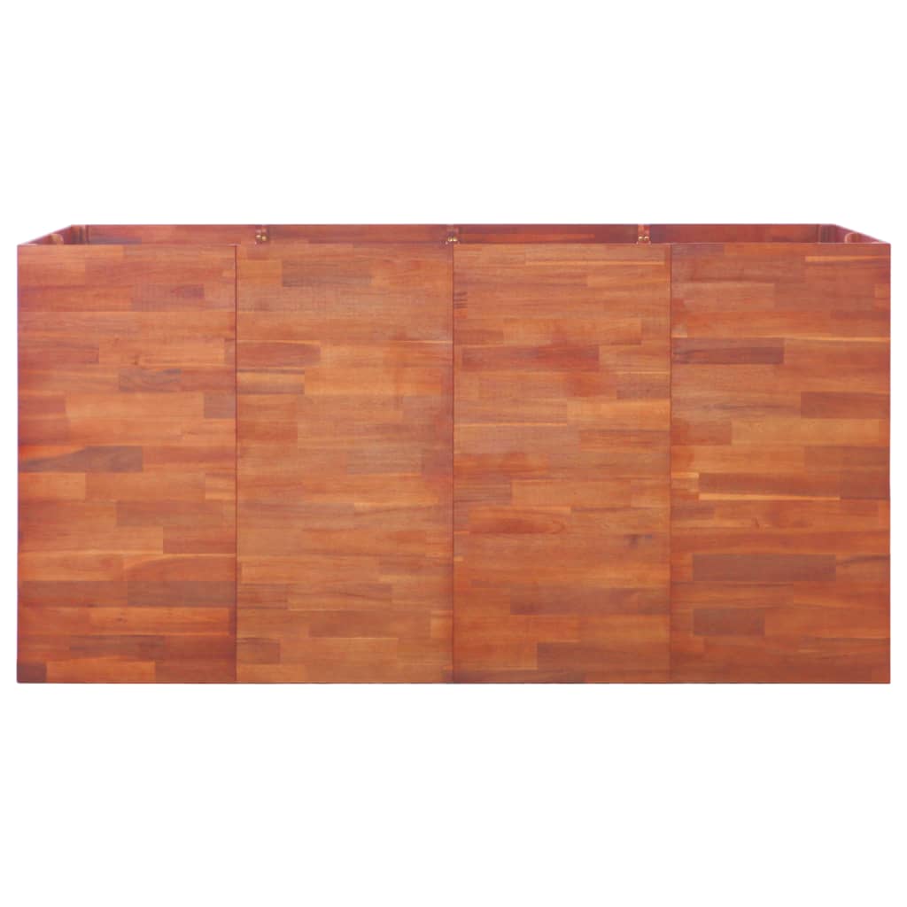 vidaXL taimelava, akaatsiapuit, 200 x 50 x 100 cm