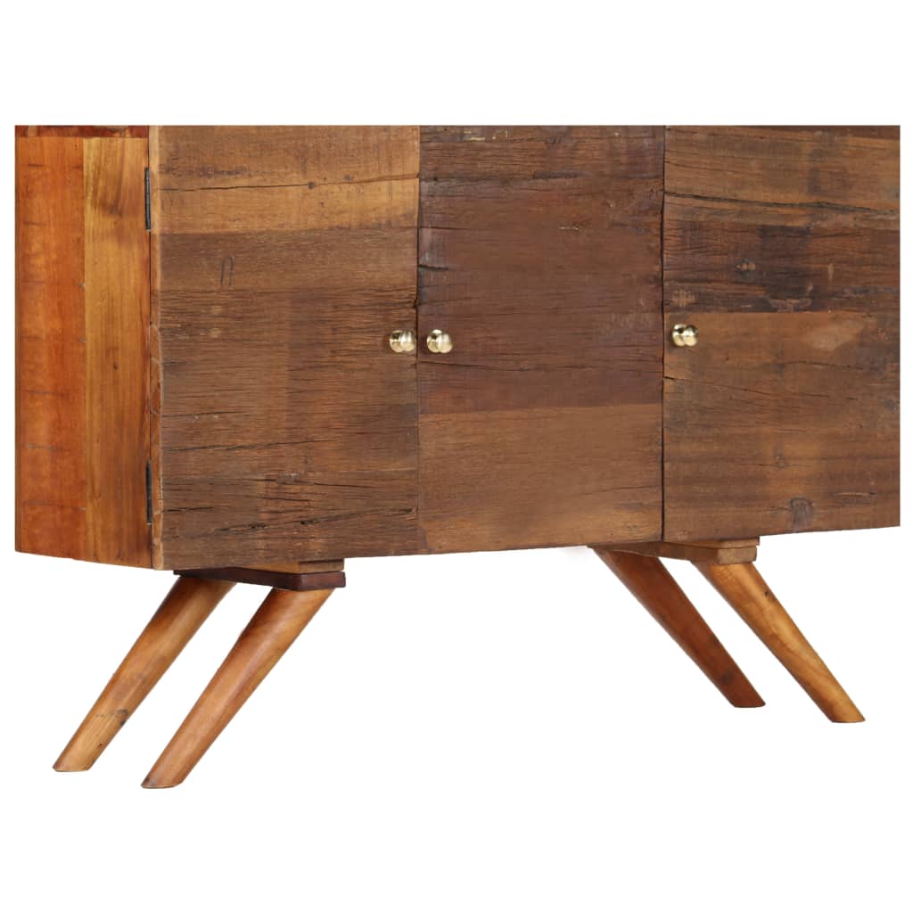 vidaXL puhvetkapp, pruun, taaskasutatud puidust, 110 x 30 x 75 cm