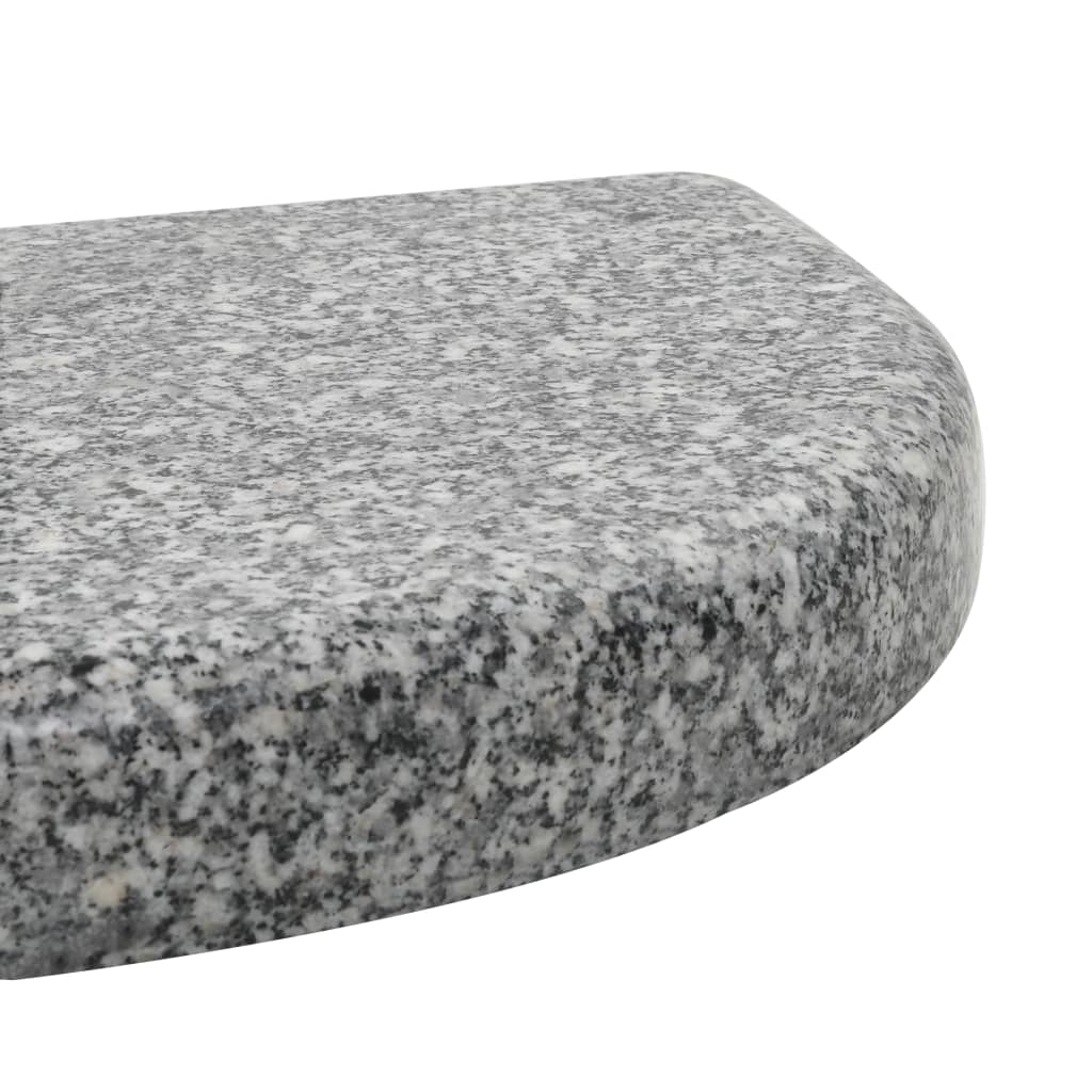 vidaXL päevavarju alus, graniit, 10 kg kaarjas, hall