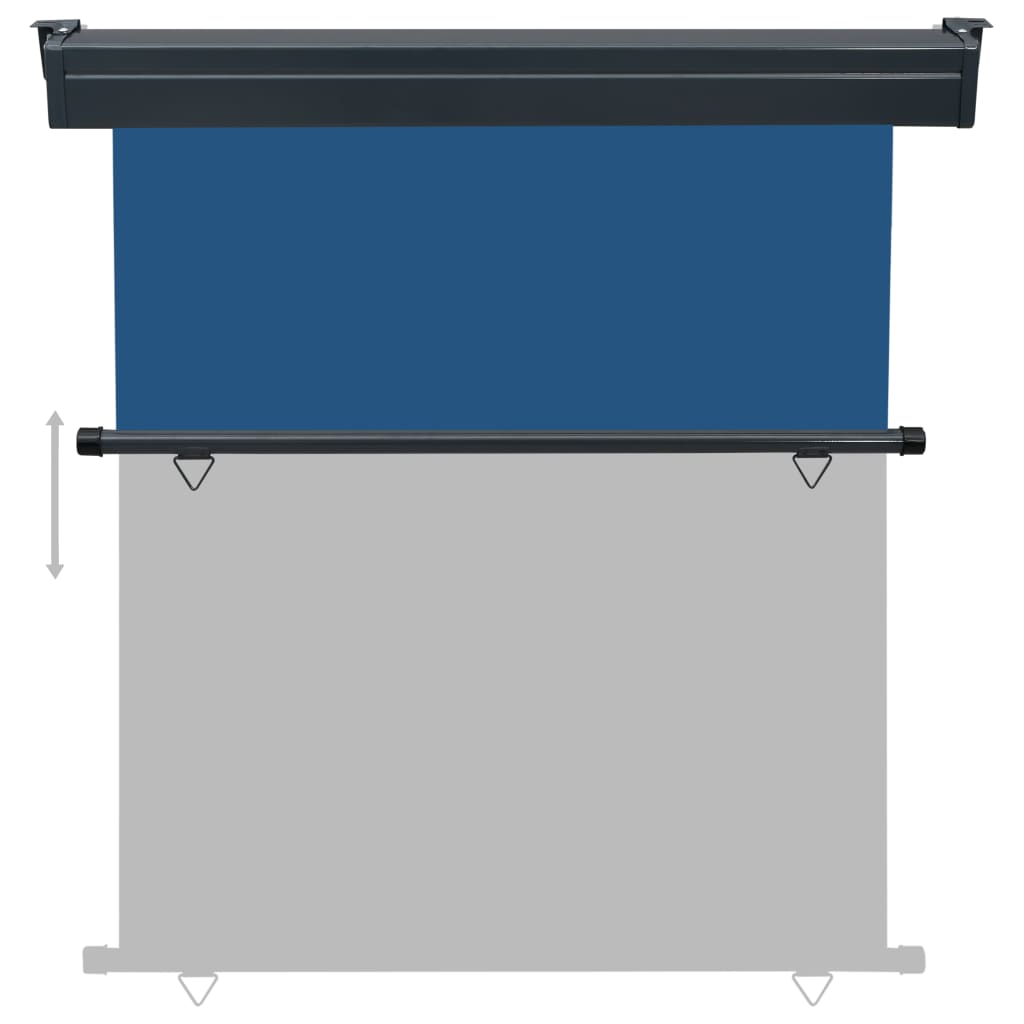 vidaXL rõdu külgsein, 160 x 250 cm, sinine