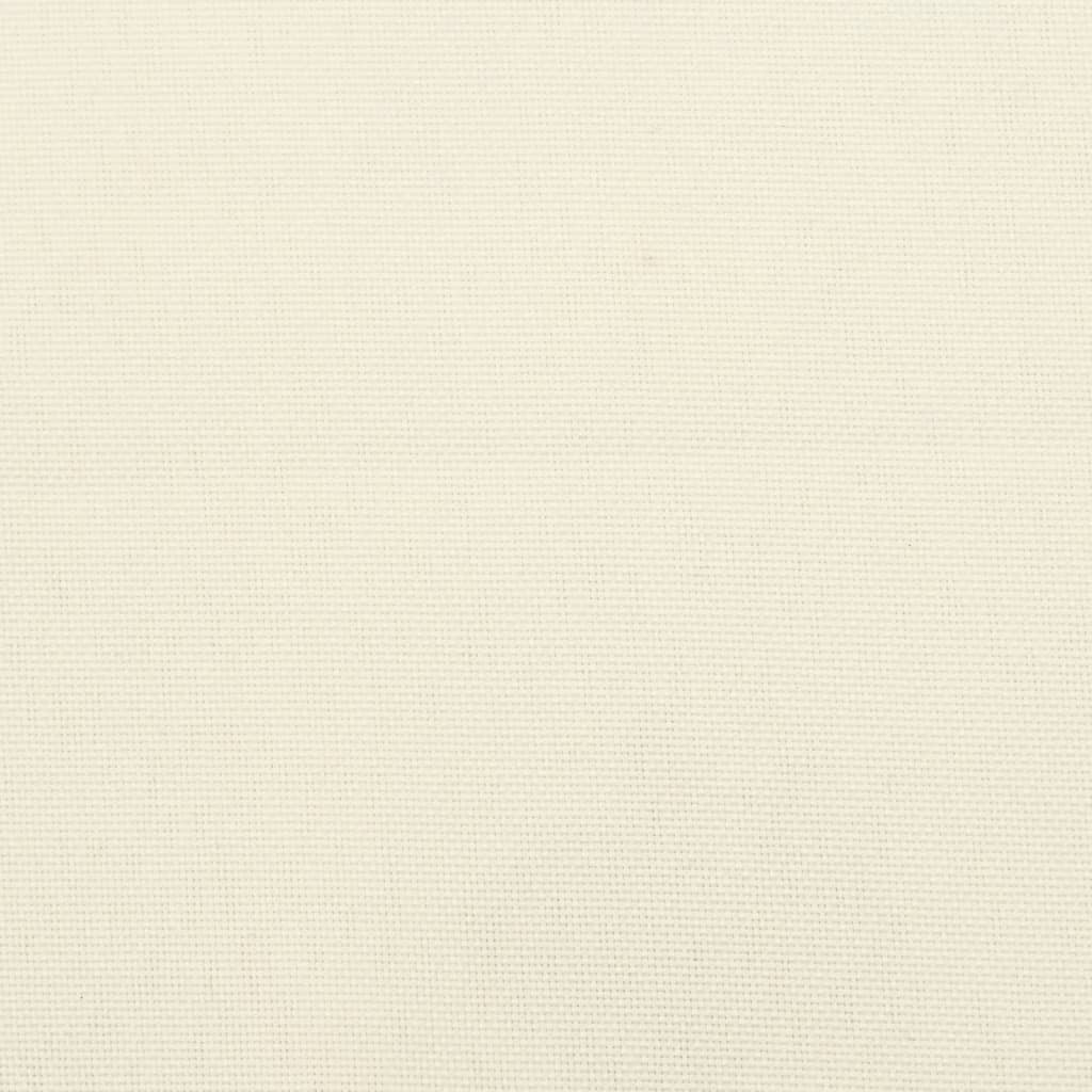 vidaXL aiapingi istmepadi, kreemjas, 110x50x7 cm, oxford-kangas