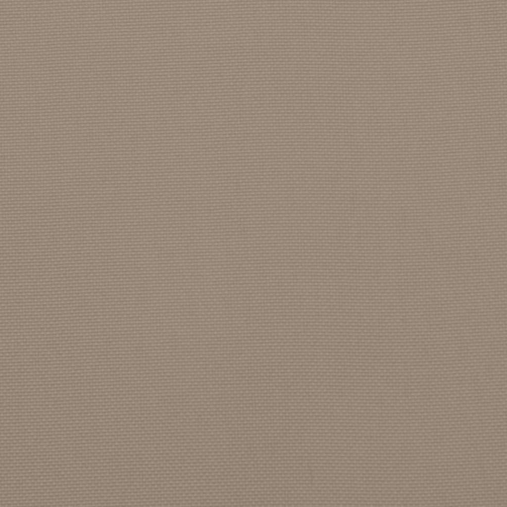 vidaXL euroaluse istmepadi, pruunikas, 50 x 50 x 12 cm, kangas