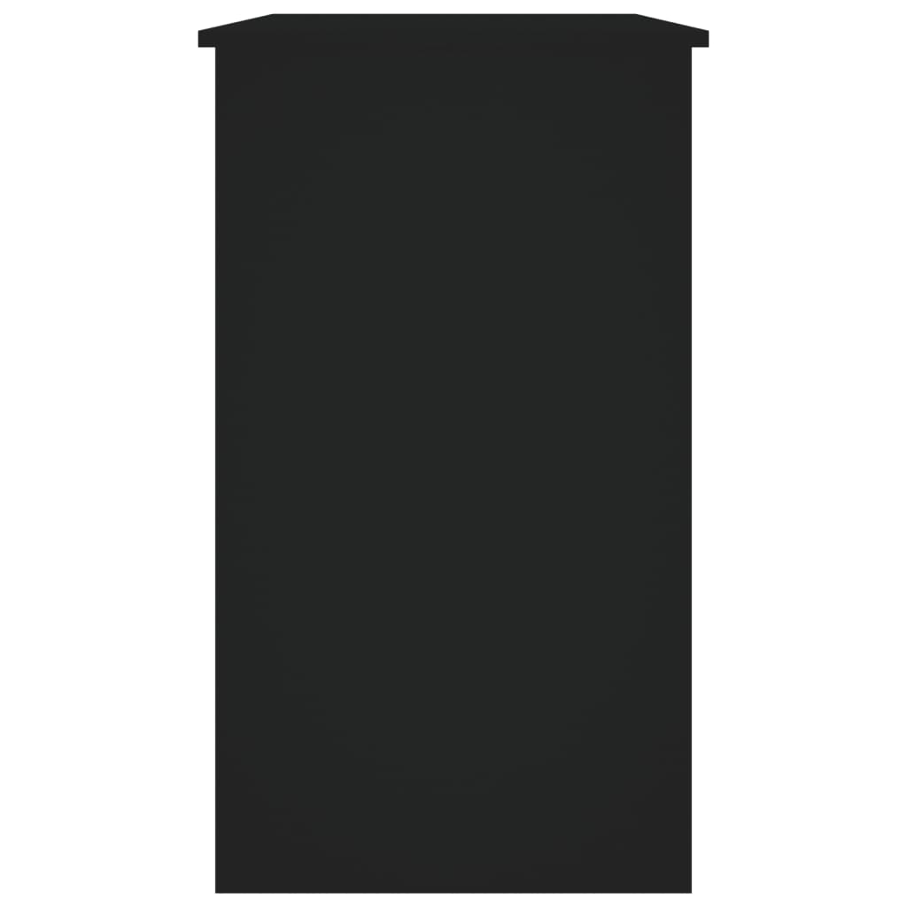 vidaXL kirjutuslaud, must, 90 x 45 x 76 cm, tehispuit