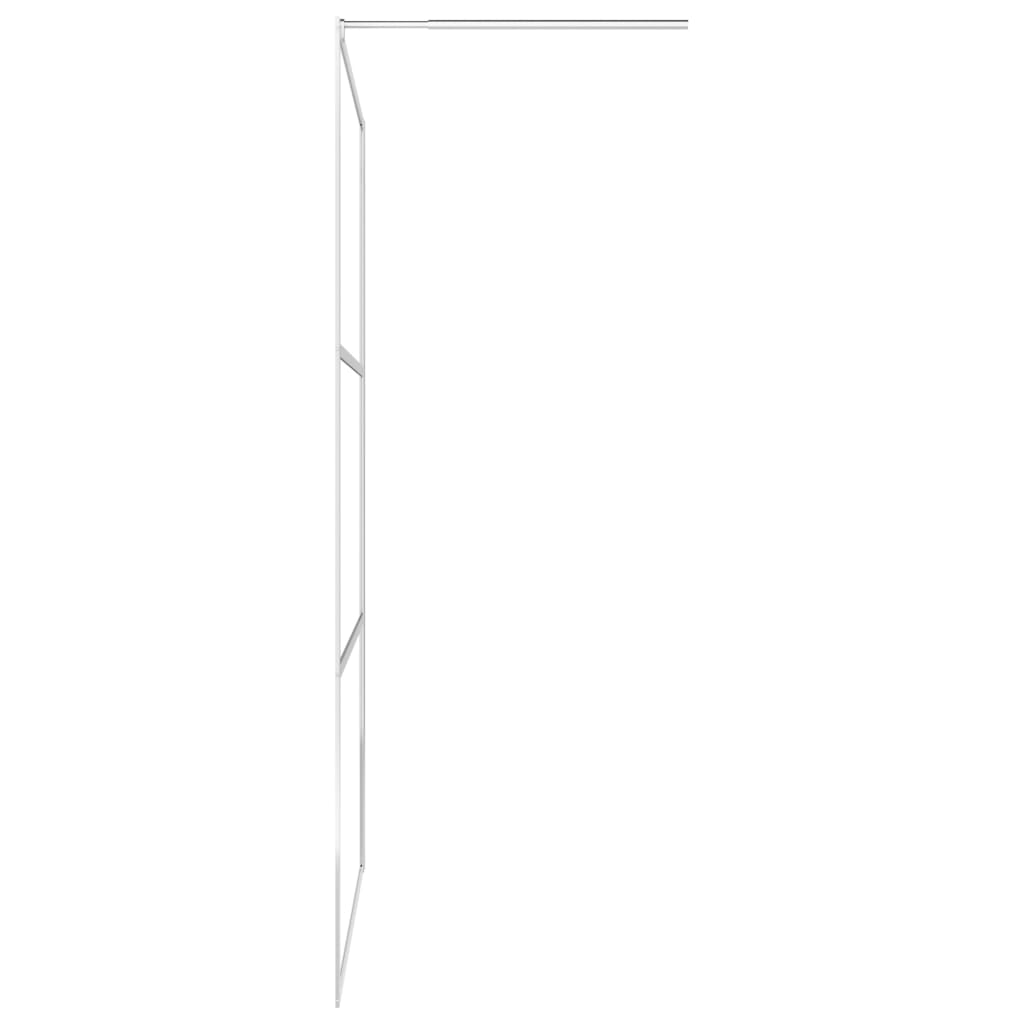 vidaXL dušinurga sein, läbipaistev ESG-klaas, 90 x 195 cm