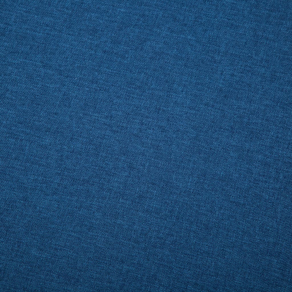 vidaXL nurgadiivan, kangast polsterdusega, 186 x 136 x 79 cm, sinine