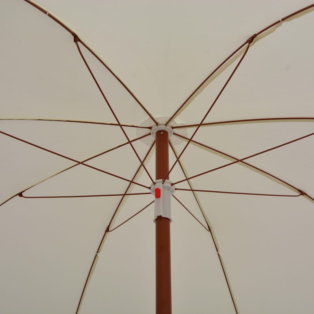 vidaXL päikesevari, teraspostiga, 180 cm, beež