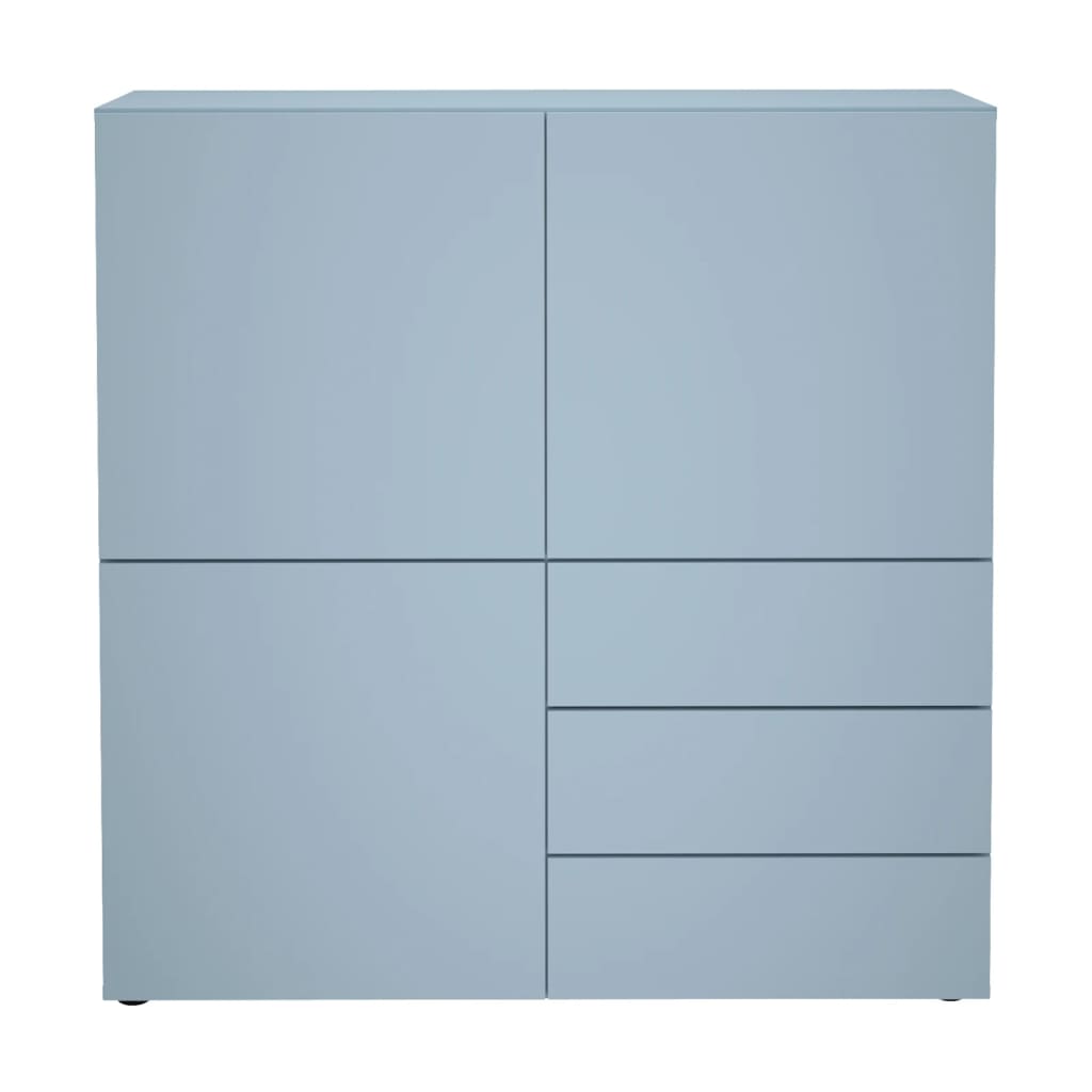 FMD kapp 3 sahtli ja 3 uksega, 99 x 31,5 x 101,2 cm, sinine