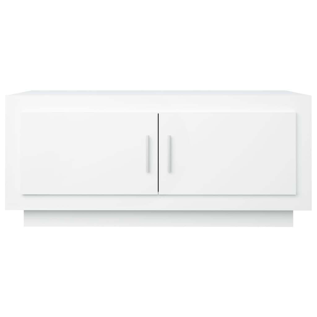 vidaXL kohvilaud, valge, 102x50x45 cm, tehispuit