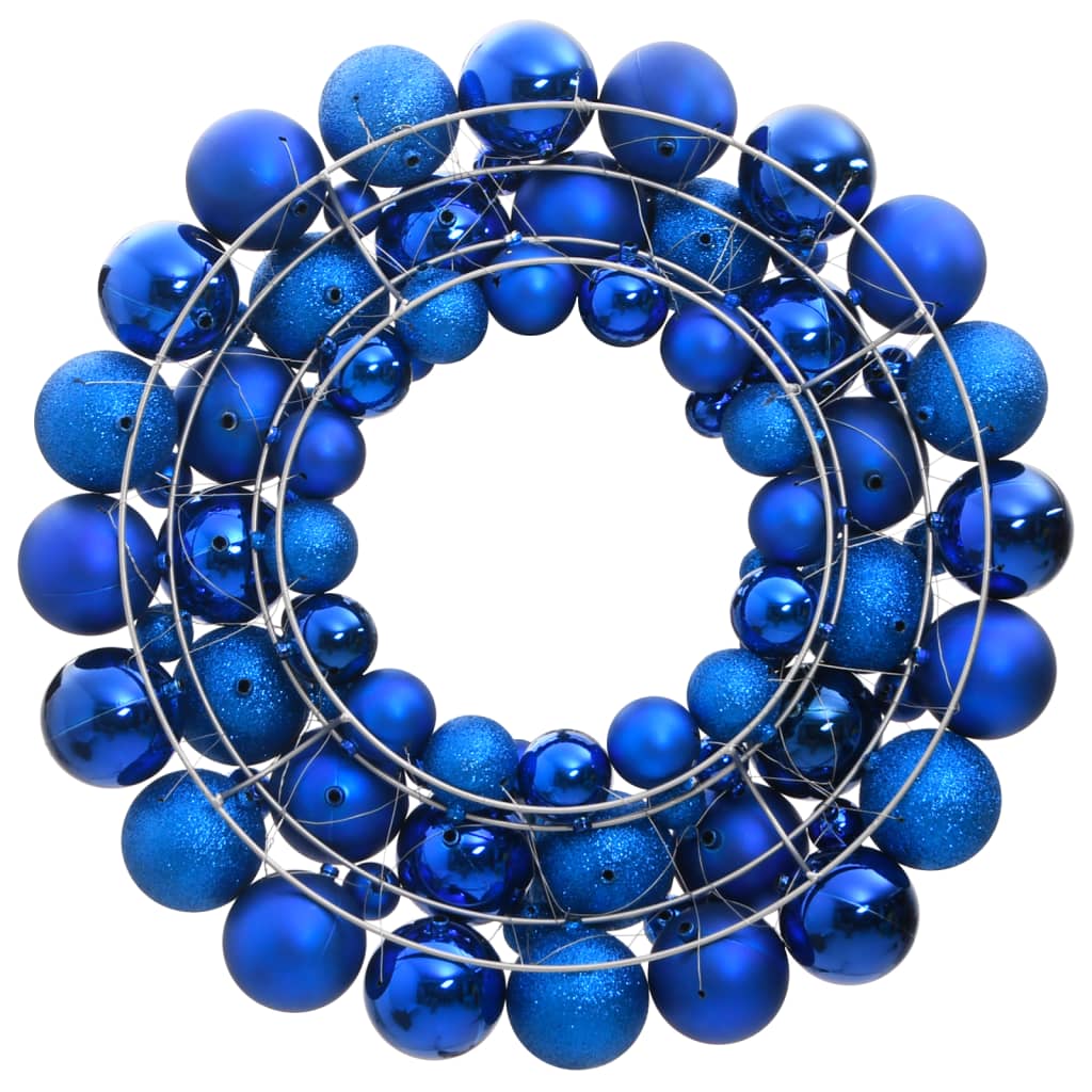 vidaXL jõulupärg, sinine, 45 cm, polüstüreen